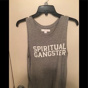 Spiritual Gangster tank top EUC